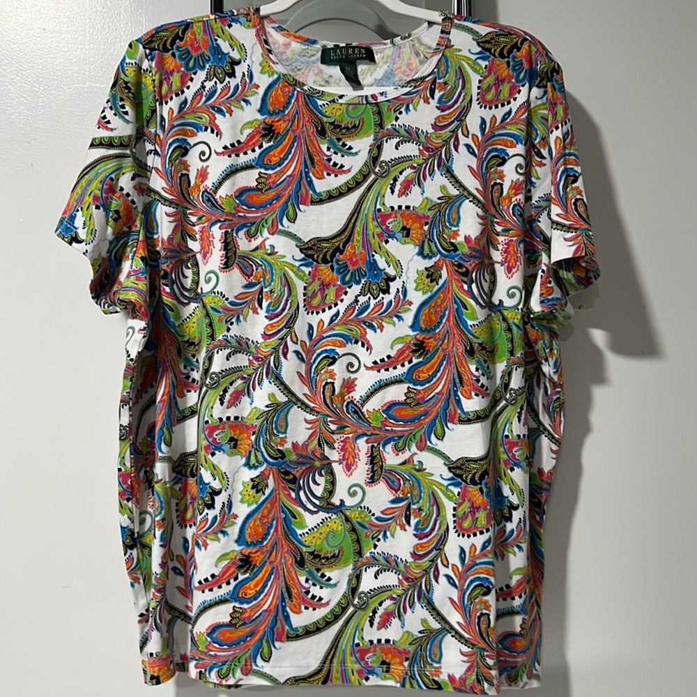 Ralph Lauren paisley blouse
